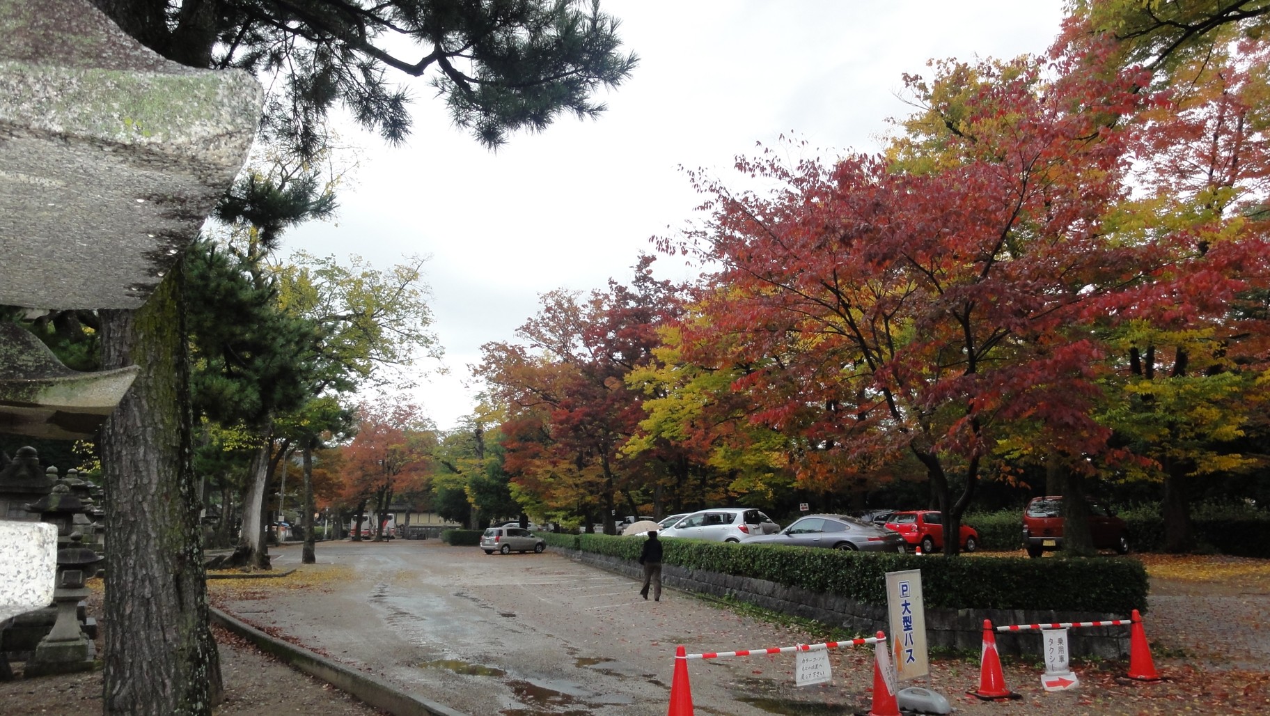 北野天満宮停車場的紅葉